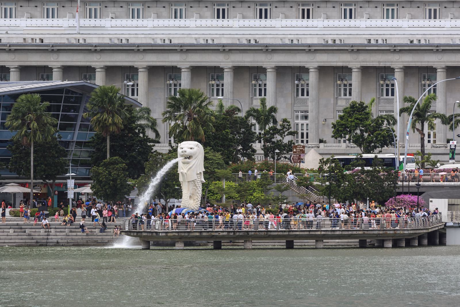 The Merlion statue, Singapore